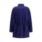Fendi Blue Cotton Parka