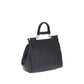 Dolce & Gabbana Black Calf Leather Bos Taurus Shoulder Bag