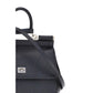 Dolce & Gabbana Black Calf Leather Bos Taurus Shoulder Bag