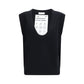 Extreme Cashmere Black Elastane Sleeveles Sweater