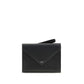 Ferragamo Black Calf Leather Bos Taurus Wallet