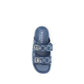 Gucci Blue Cotton Flat Sandals