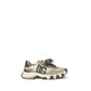 Dolce & Gabbana Multicolor Calf Leather Bos Taurus Athletic Sneakers