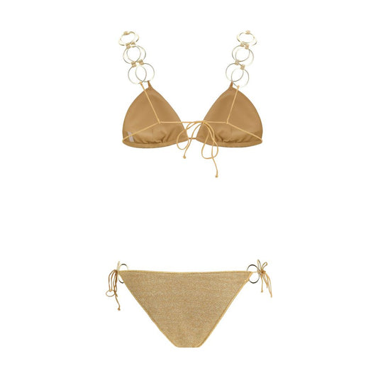 Oséree Gold Polyamide Bikini
