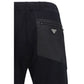 Prada Black Nylon Athletic Pants