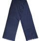 Dolce & Gabbana Blue Cashmere Fringes Wrap Foulard 70cm x 200cm  Scarf Men