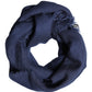 Dolce & Gabbana Blue Cashmere Fringes Wrap Foulard 70cm x 200cm  Scarf Men