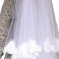 Dolce & Gabbana White Floral Lace Nylon Floor Length Long Wedding Veil