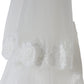 Dolce & Gabbana White Floral Lace Nylon Floor Length Long Wedding Veil