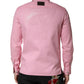 Dolce & Gabbana Pink Cotton Collared Men Button Down Shirt