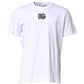 Dolce & Gabbana White Cotton DG Logo Embroidery Men T-shirt