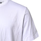 Dolce & Gabbana White Cotton DG Logo Embroidery Men  T-shirt