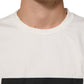 Dolce & Gabbana White Cotton Logo Print Men Crewneck T-shirt