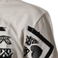 Dolce & Gabbana White Cotton Bandana Print CrewNeck T-shirt