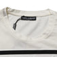 Dolce & Gabbana White Cotton Bandana Print CrewNeck T-shirt