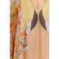 La Double J Multicolor Silk Casual Dress