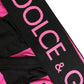 Dolce & Gabbana Black Pink Logo Cotton Brando Brief Underwear