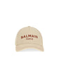 Balmain Beige Cotton Cap (Baseball Hat)