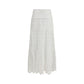 Isabel Marant Étoile White Viscose Long Skirt