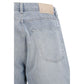 Our Legacy Blue Cotton High-Waisted Jean