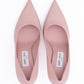 Jimmy Choo Pink Lizard Printed Leather Love 85 Pumps