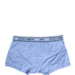 Dolce & Gabbana Light Blue Cotton Men Regular Boxer Underwear