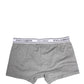 Dolce & Gabbana Gray Logo Waistband Cotton Men Boxer Underwear