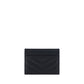 Saint Laurent Black Calf Leather Bos Taurus Wallet