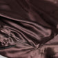 Dolce & Gabbana Violet Satin Long Sleeve Ascot Tie Shirt  Top