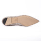 Jimmy Choo Rose Gold Glitter Fabric Alina Ballet Flat