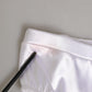 Dolce & Gabbana White Silk Satin Lingerie Panty Brief Underwear
