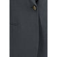 Giorgio Armani Gray Linen Jacket