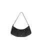 PINKO Black Calf Leather Bos Taurus Shoulder Bag
