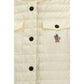 Moncler Grenoble Beige Polyamide Sleeveless Jacket