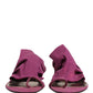 Dolce & Gabbana Violet Heels Sandals Shoes