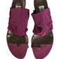 Dolce & Gabbana Violet Heels Sandals Shoes