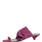 Dolce & Gabbana Violet Heels Sandals Shoes