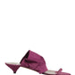 Dolce & Gabbana Violet Heels Sandals Shoes