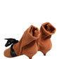 Dolce & Gabbana Brown Black Suede Boots Shoes