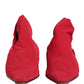 Dolce & Gabbana Red Suede Ankle Boots Shoes