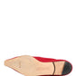 Dolce & Gabbana Red Suede Ankle Boots Shoes