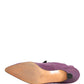 Dolce & Gabbana Purple Mid Calf Boots Shoes
