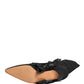 Dolce & Gabbana Black Suede Mid Calf Boots Shoes