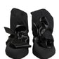 Dolce & Gabbana Black Suede Ankle Boots Shoes