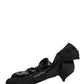 Dolce & Gabbana Black Suede Ankle Boots Shoes