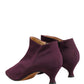 Dolce & Gabbana Purple Suede AnkleBoots Shoes