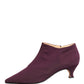 Dolce & Gabbana Purple Suede AnkleBoots Shoes