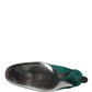 Dolce & Gabbana Green Suede Leather High Heel Pumps Shoes