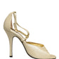 Dolce & Gabbana Beige Leather Stiletto Heels Sandals Shoes