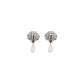 Alessandra Rich Silver Metal Earrings